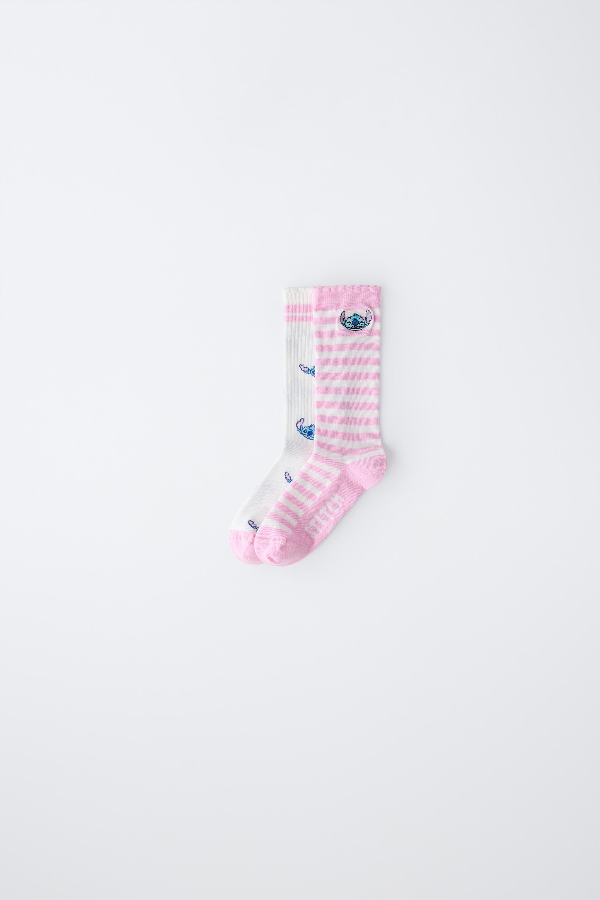 LOT DE DEUX CHAUSSETTES MONTANTES LILO & STITCH © DISNEY